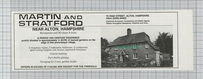 C7772) Alton Hampshire - 1980 House Advert