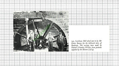 Levisham Mill Mr Henry Benson Ruswarp    - 1970s Cutting