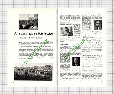 9796) Great Yorkshire Show Harrogate Baldwin Graham Major Seed - 1964 Article