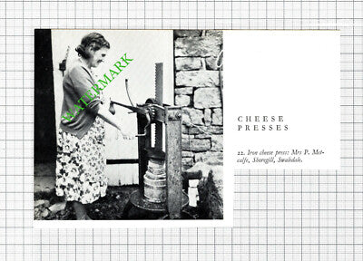 Mrs P Metcalfe Shoregill Swaledale  - 1970's Cutting