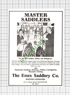 C3683) The Essex Saddlery Company Halstead - c.1976  Cutting