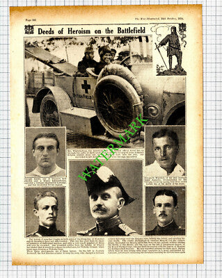 Mrs Winterbottom Nesteroff Gen Maunoury Pte Warwick 2nd DLI WW1  - 1914 Cutting