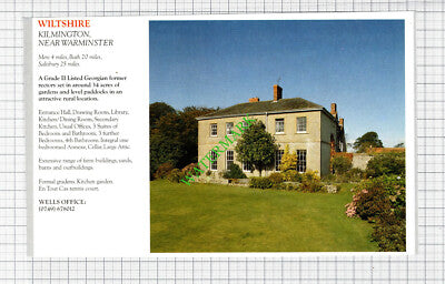 Kilmington Warminster Wiltshire / Linton Kent House Sale Advert - 1991 Cutting