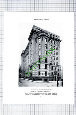 Courtaulds Ltd St Martin's London / Blackfriars House Manchester Fairhurst 1928