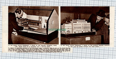 C4602) Richmond Theatre Yorkshire National Theatre Exhibition ~ 1945 Clip