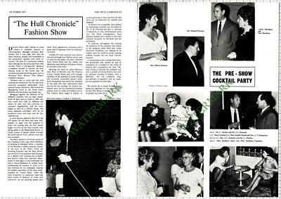 Graham Kinnersley Hull Chronicle Michael Warner Shirley Robson - 1967 Article