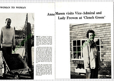 9284) Vice Admiral & Lady Frewen Clench Green Northiam Sussex - 1965 Article