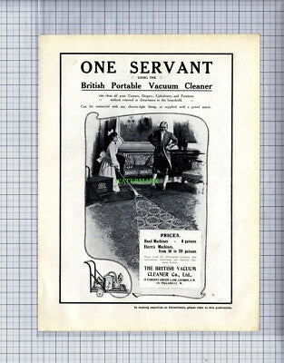 8770) Spencer Santo & Co Builders / British Vacuum Cleaner Co - 1909
