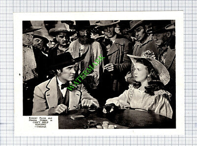 Robert Paige Actor Deanna Durbin Can't Help Singing Film - 1950s Cutting