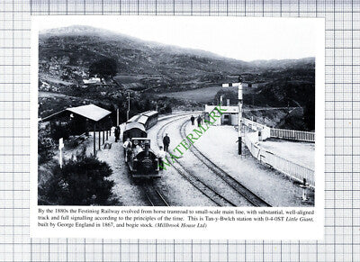 Tan-y-Bwlch Station Festiniog Railway  0-4-0ST Little Giant  - Small Cutting