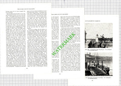 Littlehampton Harbour Sussex - 1953 Article