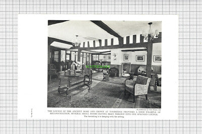 C3303) Rose & Crown Tonbridge / White Hart Moreton In Marsh - c.1960s Book Print