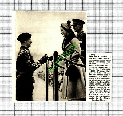 Mons Officer Cadet School Aldershot HCM Watkinson - 1952 Small Cutting