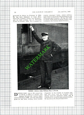 Walter Hoskins Folkestone George Slee GWR John Rae Carlisle LMSR 1940's Cutting