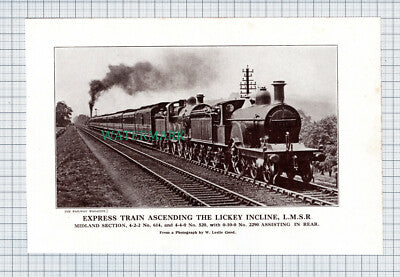 C4813) Lickey Incline Train LMSR - c.1926 Clip
