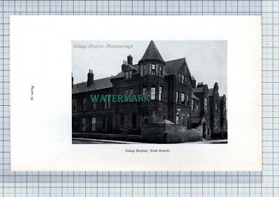 C4168) Old Gate Kensington Road Middlesbrough / Cottage Hospital - Book Print