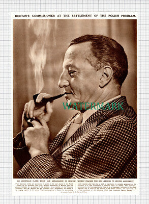 X1129) Sir Archibald Clark Kerr - 1945 Clip