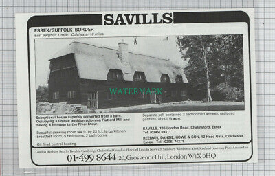 C7746) East Bergholt Flatford Mill  - 1980 House Advert