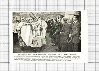 Finglas Church Ireland  - c.1930s Cutting