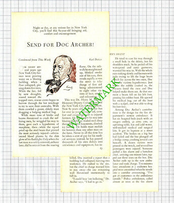 Dr Harry M Archer New York City Fire Department - 1952 Article