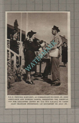 C3131) St John Ambulance Cadet Alan Grainger Southport Presentation - 1955 Clip