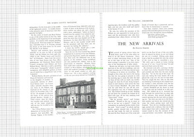 8846) The Pallant Chichester Sussex - 1955 Article