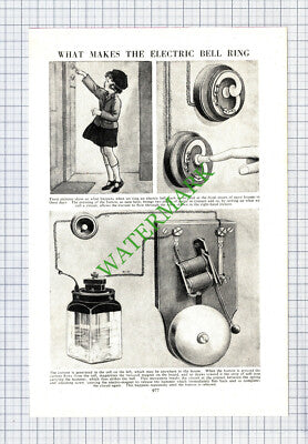 How An Electric Bell Works - c.1950s Cutting