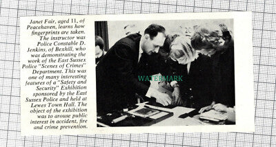 C3258) Janet Fair Peacehaven Sussex PC Jenkins Bexhill - 1966 Clip