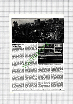 Old Kent Road London Rowlan's Furniture Aylesbury Estate - 1972 Article