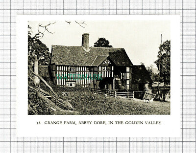 C5698) Grange Farm Abbey Dore - c.1940 SMALL Cutting