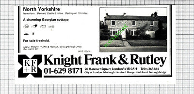 Newsham North Yorkshire  House Sale Advert - 1980 Cutting