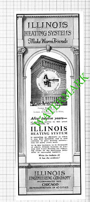 Illinois Engineering Company Chicago Conway Building Advert - 1926 Cutting