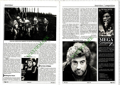 Chris Boucher Doctor Who Writer  - 1990s Article