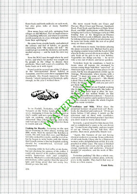 Illingworth Morris Ltd Michael William  Smith Textiles Morley  - 1980 Article