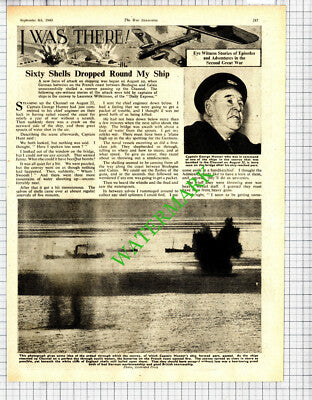 Captain George Hunter Channel Convoy World War Two WW2   -1940 Article