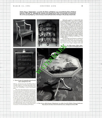 Oakley House Bedfordshire  - 1991 Article