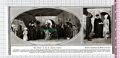 C6007) St James's Theatre Miss Lillah McCarthy JD Beveridge - 1913 Cutting
