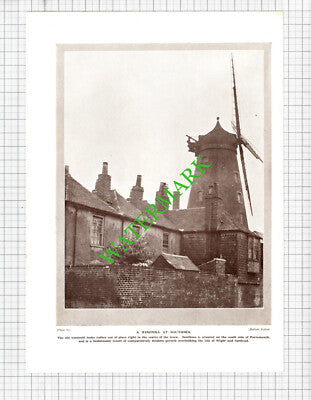Southsea Windmill - 1920's Cutting / Print