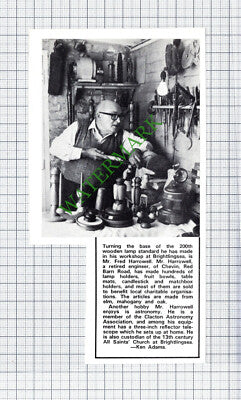 Mr Fred Harrowell Brightlingsea Essex - 1974 Cutting