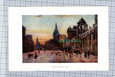 C4242) c.1900 Book Print OXFORD High St / The Turl