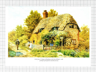 Little Jane's Cottage Brading Isle Of Wight - c.1990s Cutting / Print
