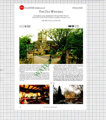 Arrow Mill Alcester Woodhams / The Old Windmill Inkberrow Mike Dale  - 2001