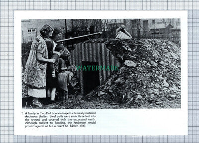 C4436) Two Ball Lonnen Newcastle Upon Tyne Anderson Shelter War - Cutting