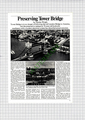 Tower Bridge London - 1972 Article