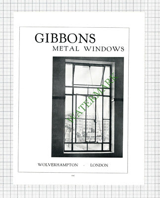 Gibbons Metal Windows Wolverhampton / Cope & Co Tiles London - c.1931 Book Print