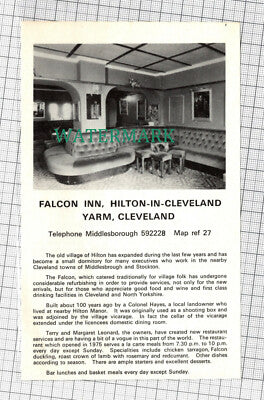 C1622) Falcon In Hilton Yarm Terry Leonard / Fauconberg Arms Coxwold - c.1975