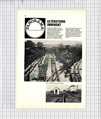Doncaster Railway Station East Coast Main Line  - 1974 Cutting