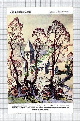 Kildale Church Cleveland Hills Whitby Stokesley - 1962 Cutting / Print