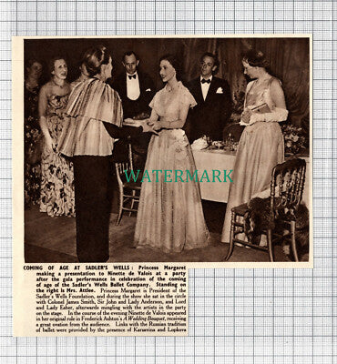 C3614) Sadler's Wells Ballet Presentation Ninette de Valois Attlee - 1950 Clip