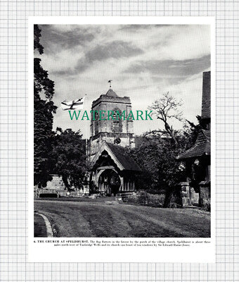 X1253) Speldhurst Church Kent - c.1960s Book Print